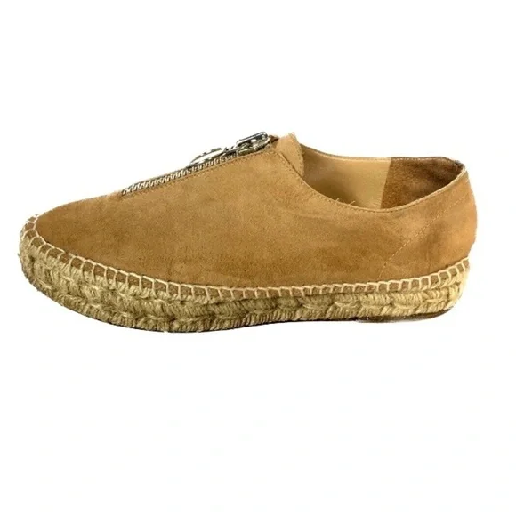 Alexander Wang Tan Devon Suede Espadrille Flats - Picture 3 of 12